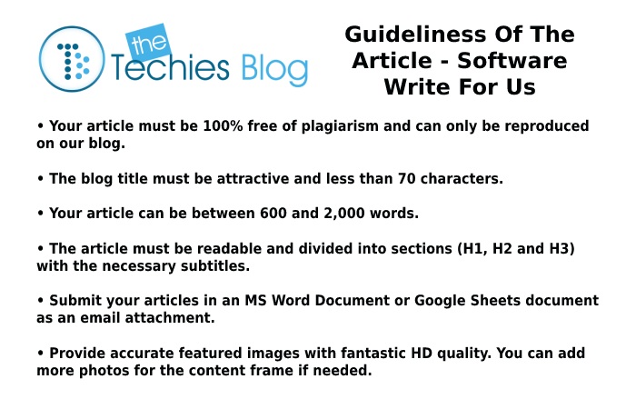 Guidelines For The Techies Blog