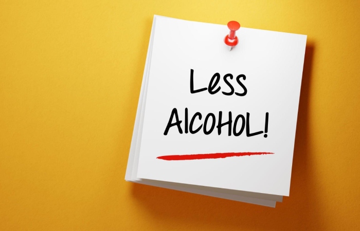 Drink less alcohol