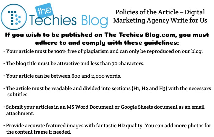 Policies of the Article – Digital Marketing Agency Write for Us