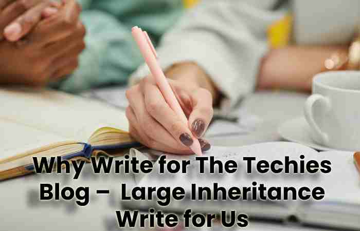 Why Write for The Techies Blog –  Large Inheritance Write for Us